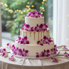 🌸 50 Premium Purple Dendrobium Orchids | Loose Blooms, No Stems | Fresh from Thailand – Perfect for Decorations, Garnishes, DIY Projects & More 🌿