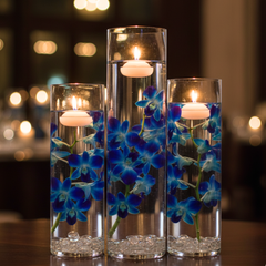 Blue Dendrobium Orchid Stems – Dyed Sonia Orchids for Weddings, DIY Bouquets & Event Decor