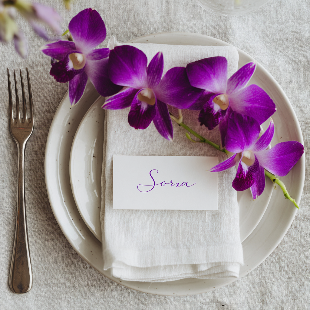 Fresh Purple Dendrobium Orchids – 10 Stems with Water Tubes | Flown from Thailand